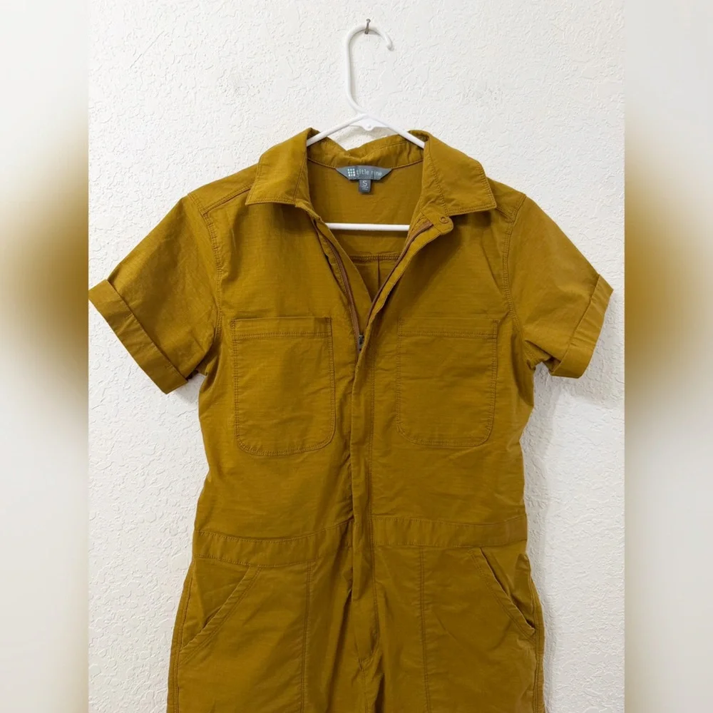 Title Nine Rosie Utility Short Sleeve Romper - S - Picture 3 of 15